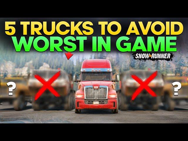 5 Trucks You Need to Avoid in SnowRunner Worst in Game