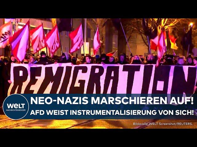 MAGDEBURG: Neo-Nazis marschieren nach Weihnachtsmarkt-Anschlag auf! AfD weist Kritik von sich!