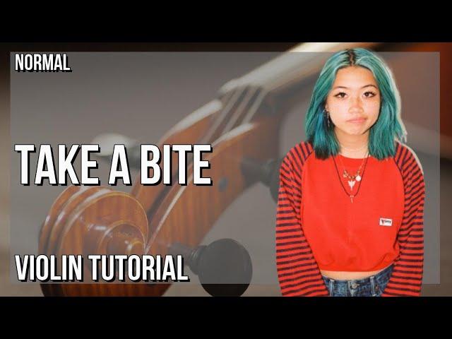 How to play Take A Bite by beabadoobee on Violin (Tutorial)