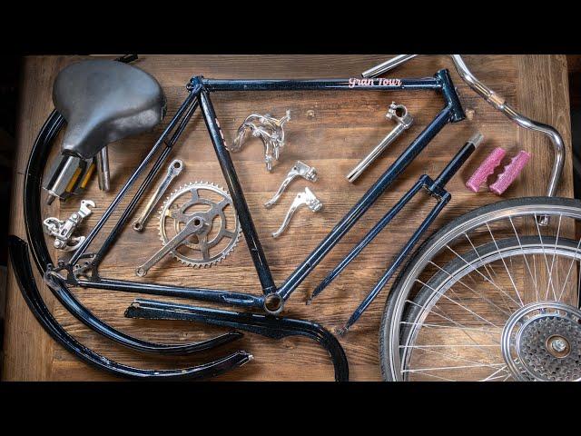 Rusted 1970's Vintage Bike Restoration