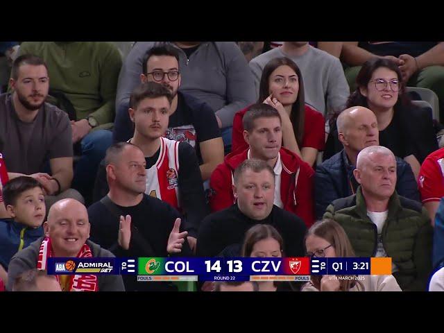 AdmiralBet ABA League 2024/25, R22 match: Cedevita Olimpija – Crvena zvezda Meridianbet (9.3.2025)