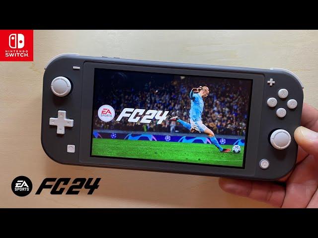 EA Sports FC 24 Nintendo Switch Lite Gameplay