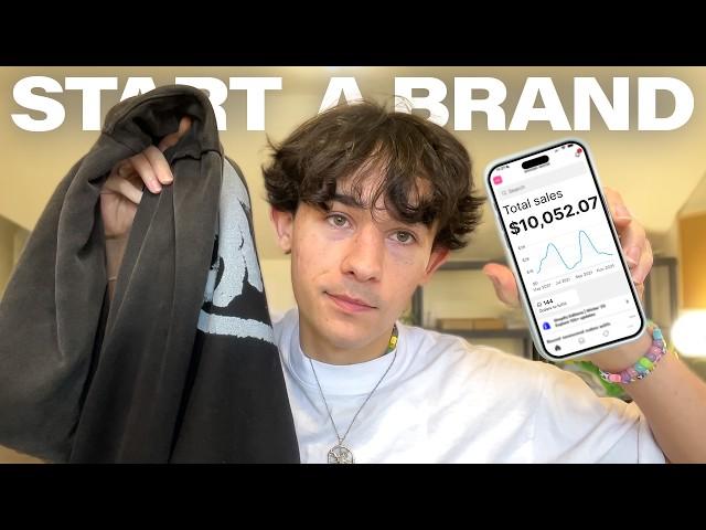 how to start a clothing brand in 2025 (that isnt trash)