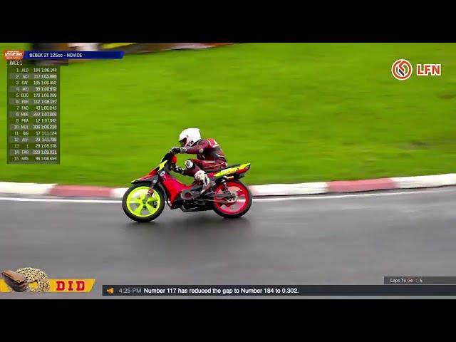 Full Race | BEBEK 2TAK 125CC NOVICE RACE 1  | GRAND FINAL LFN HP969 ROAD RACE CHAMPIONSHIP 2023