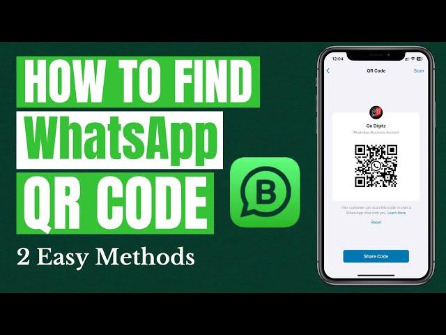 How to Find WhatsApp QR Code 2024 (NEW UPDATE)