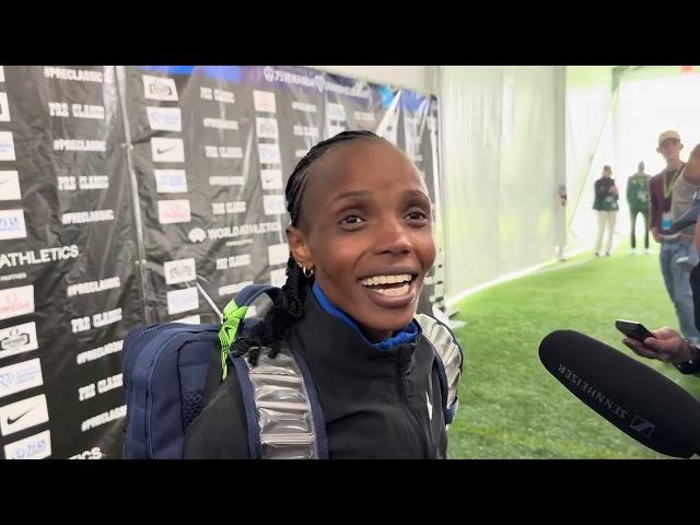 Beatrice Chebet 28:54 World Record 10,0000m-  says she wants to double in Paris