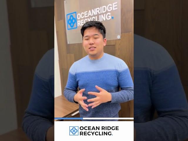 At Ocean Ridge Recycling we connect businesses with sustainable solutions! #shorts