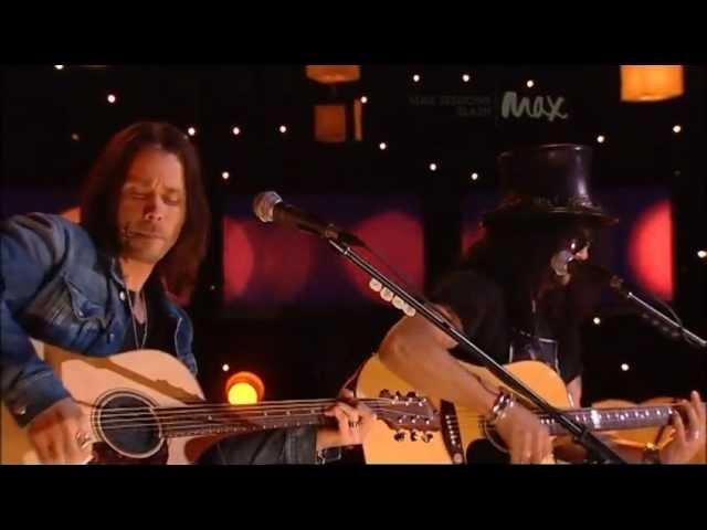 Back From Cali - Slash & Myles Kennedy - Rare Acoustic - MAX Sessions 2010 - Best Quality 480p