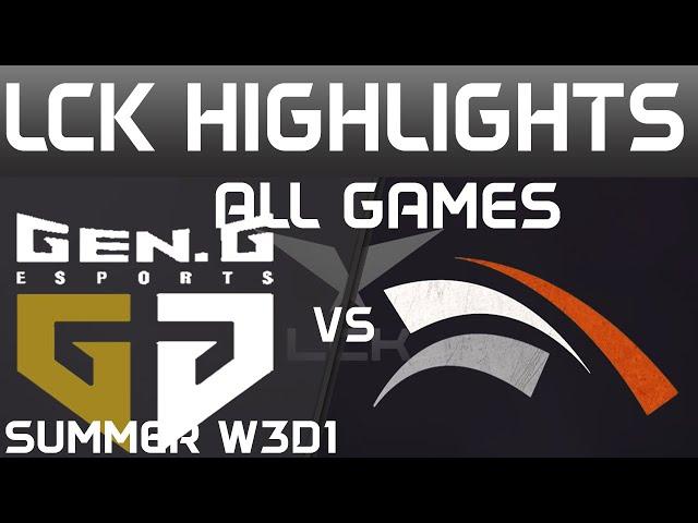 GEN vs HLE Highlights ALL GAMES LCK Summer 2024 Gen.G vs Hanwha Life by Onivia