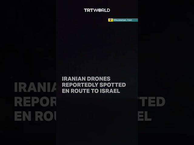 Drones in Iranian skies amid attack on Israel