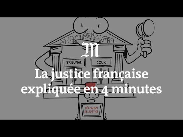 Le fonctionnement de la justice française expliqué en quatre minutes