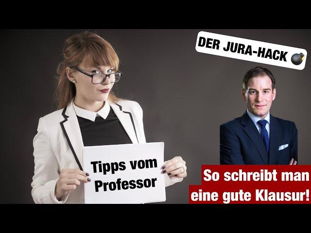 Klausur Tutorial (Jura) - Wie schreibe ich eine gute Klausur