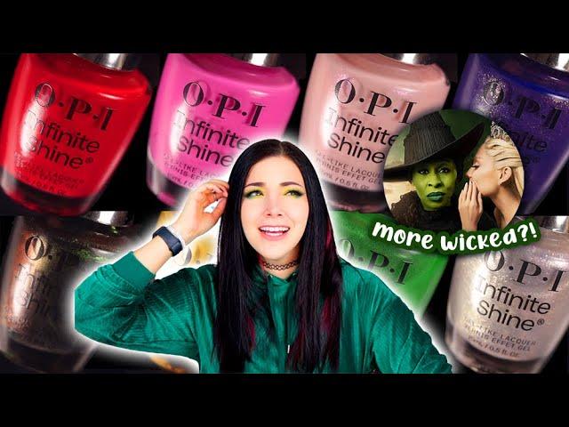 OPI x WICKED Infinite Shine Nail Polish Collection Swatch and Review! || KELLI MARISSA