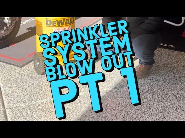 How to blow out your sprinkler system