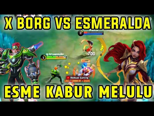 Tutorial Xborg lawan Esmeralda 100% True damage best emblem & build | Esmeralda kecipirit deck !!