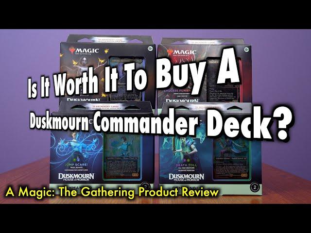 Is it Worth It To Buy A Duskmourn Commander Deck? | A Magic: The Gathering Product Review