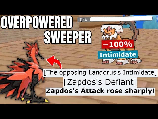 DEFIANT GALARIAN ZAPDOS IS AN INSANE SWEEPER | POKEMON SHOWDOWN