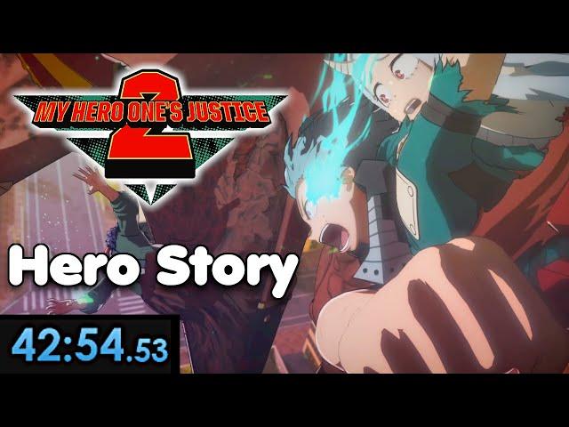 My Hero One's Justice 2 | Hero% Speedrun Previous WR | 42:54