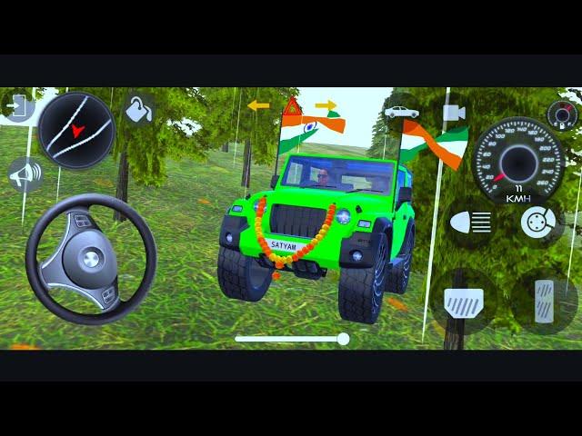 Dollar Song Modified Mahindra Green Thar ||Indian Car Simulator 3D|| Play For Android Phone Part-01