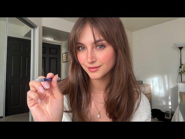 Lofi ASMR ~ Drawing Your Portrait (gum chewing, soft spoken, pencil, typing, personal attention)