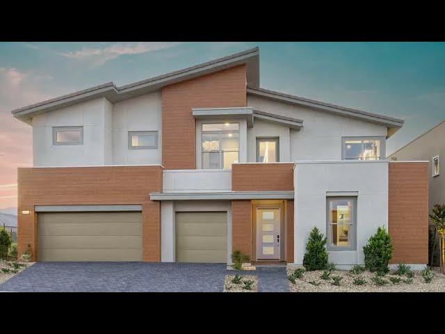 Touring Lucera Model at Caprock at Ascension in Summerlin South (Las Vegas, Nevada)