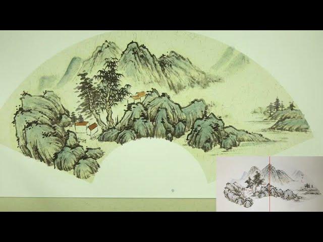 Traditional Chinese Art - Paint a Beautiful landscape