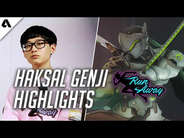 Haksal Genji Highlights | Overwatch APEX Season 1 - RunAway vs Reunited