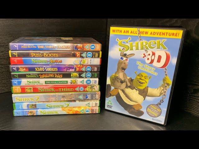 My Shrek DVD Collection Update August 2024 - DreamWorks Animations DVD Unboxings