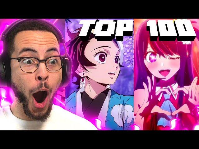 Are the TOP 100 ANIME OPENINGS of ALL TIME REALLY THAT GOOD?!