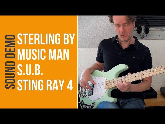 Sterling by Music Man SUB StingRay 4 - Sound Demo (no talking)