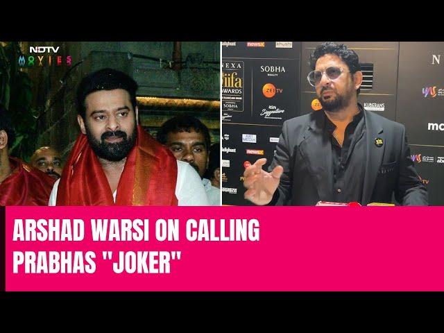 IIFA 2024: Arshad Warsi On Calling Prabhas "Joker" - "I Spoke About A Character, Not The Person"