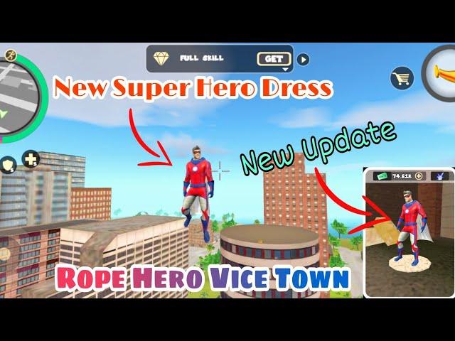 Rope Hero Vice New Update 4.6 | Super Hero Dress, Jetpack and More