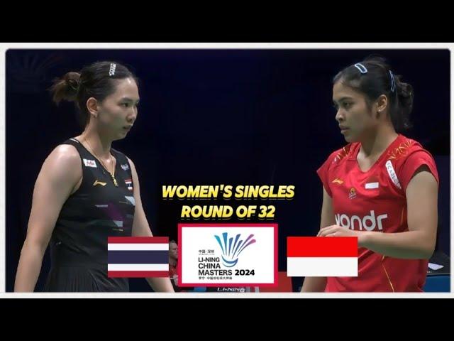 Pornpawee CHOCHUWONG vs Gregoria Mariska TUNJUNG | China Masters 2024 Badminton