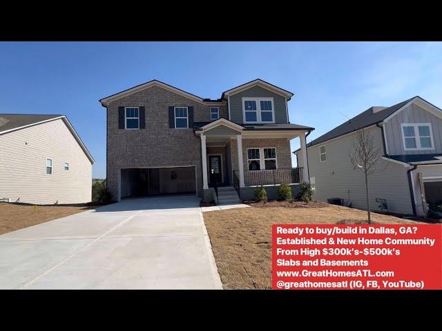 BRAND NEW, Dallas, GA, Paulding County, 4-5 bedrooms, BIG INCENTIVES