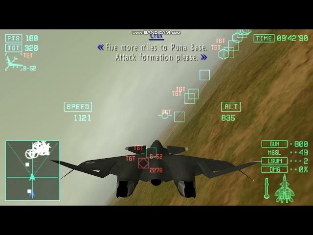 Ace Combat X (Indonesia) - XFA-33 Fenrir with LSWM (SP Weapon)