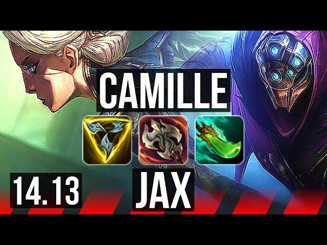 CAMILLE vs JAX (TOP) | Rank 3 Camille, Dominating | EUNE Challenger | 14.13