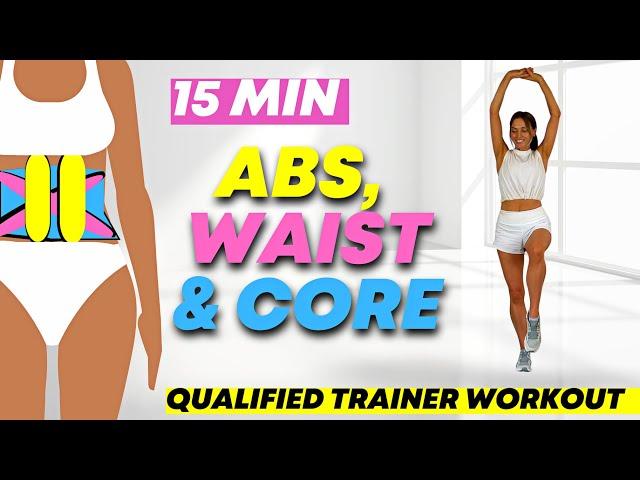 Standing Abs Workout15 Minute Standing Ab Routine | Exercises for Abs, Waist and Core - No Jumping