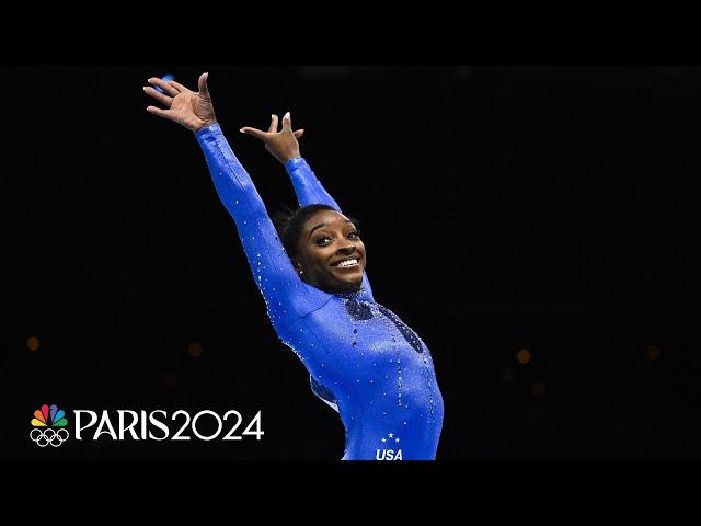 Simone Biles CRUSHES field for historic SIXTH WORLD TITLE, tying the most ever | NBC Sports