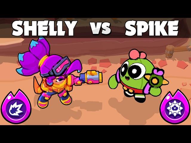 SHELLY vs SPIKE ⭐ Squad Busters