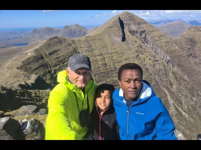 Beinn Alligin, Torridon Mountains Family Munro hike.  30.5.2021