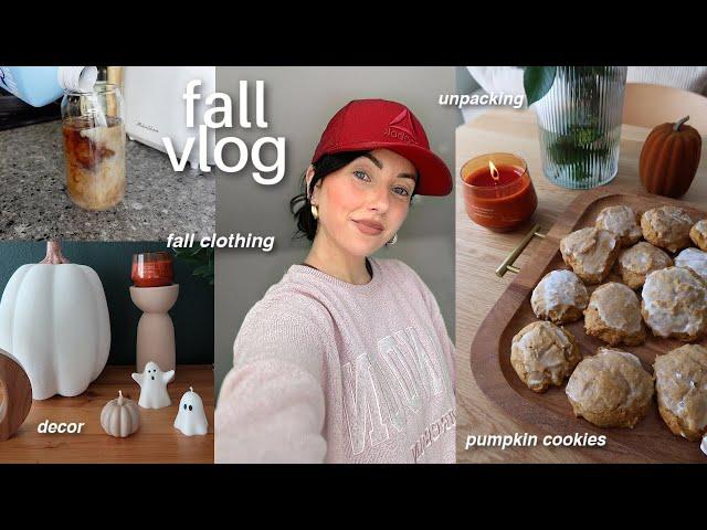 fall things!  baking, fall decor + clothing / VLOG