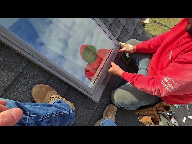 The How to Basics of Installing a Velux Skylight on a Shingle Roof.