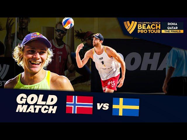 Mol, A./Sørum, C. vs. Åhman/Hellvig - Gold Match Highlights | Doha Finals 2024 #BeachProTour