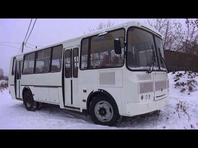 2014 ПАЗ-423405. Обзор (интерьер, экстерьер, двигатель).