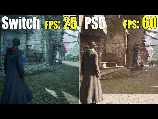 Nintendo Switch vs. PS4 vs. PS5 | Hogwarts Legacy