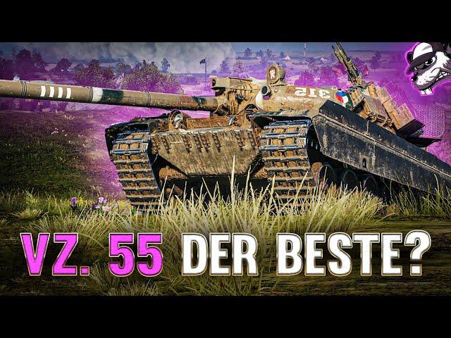 VZ.55 - Der beste Tier X Heavy aus dem Forschungsbaum? [World of Tanks - Gameplay - Deutsch]