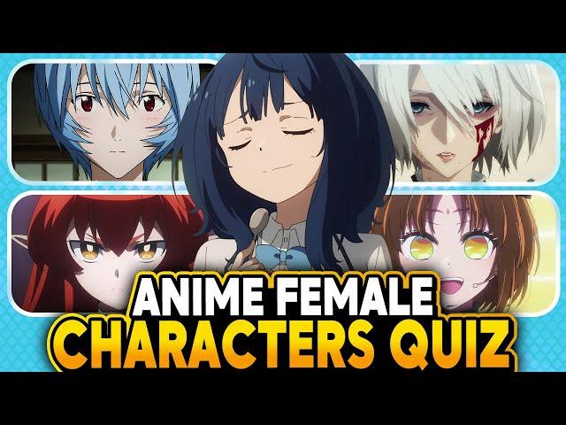  Anime Quiz : Can You Guess The Anime By Its Female Characters ? 