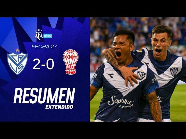 Velez Sarsfield 2 vs 0 Huracan | #TorneoBetano | Resumen Extendido | Fecha 27