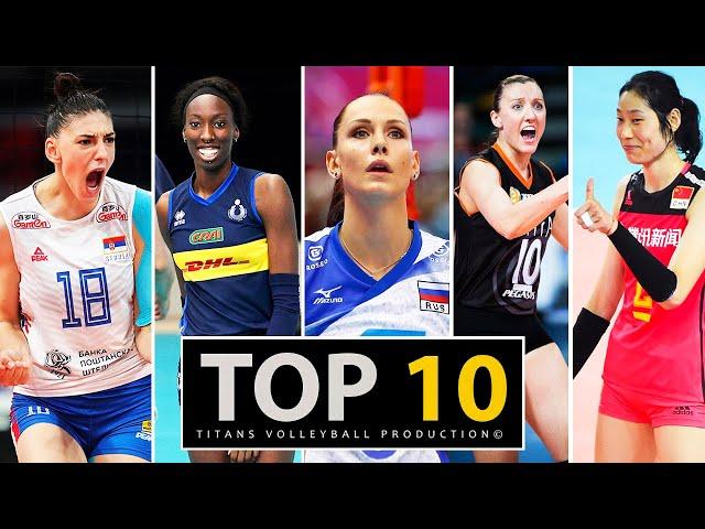 TOP 10 Legendary Volleyball Spikers | Women's Volleyball