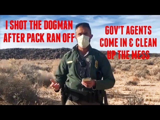 DOGMAN PACK ATTACKED PARK RANGERS, DOGMAN IS SHOT & STRANGE GOV'T AGENCY CLEANS IT UP